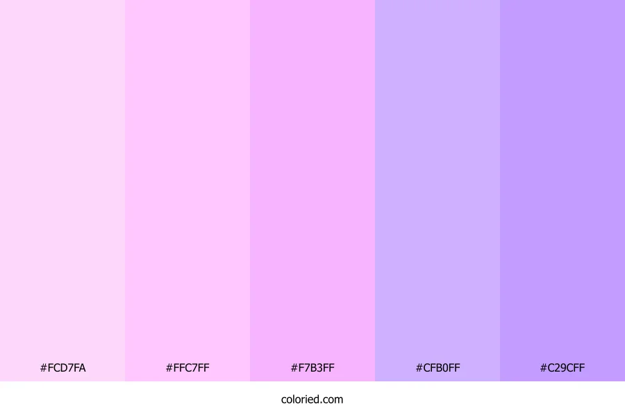 Fairy Blossom Mist Color Palette