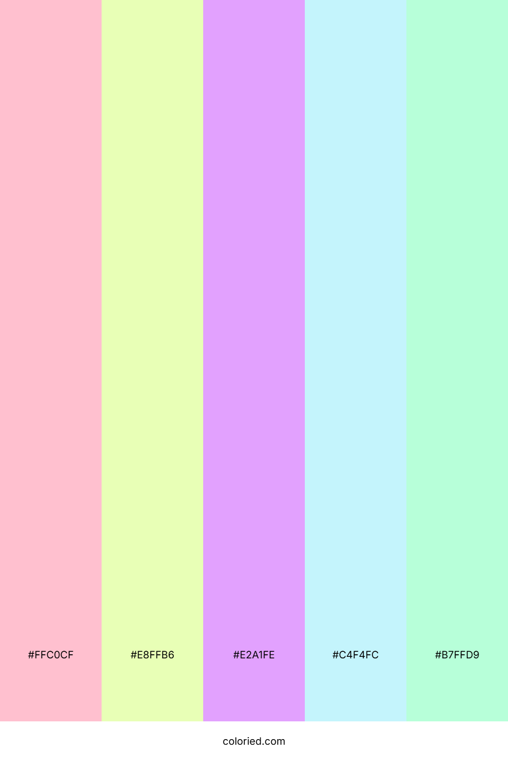 Fairy Tale Pastels Color Palette