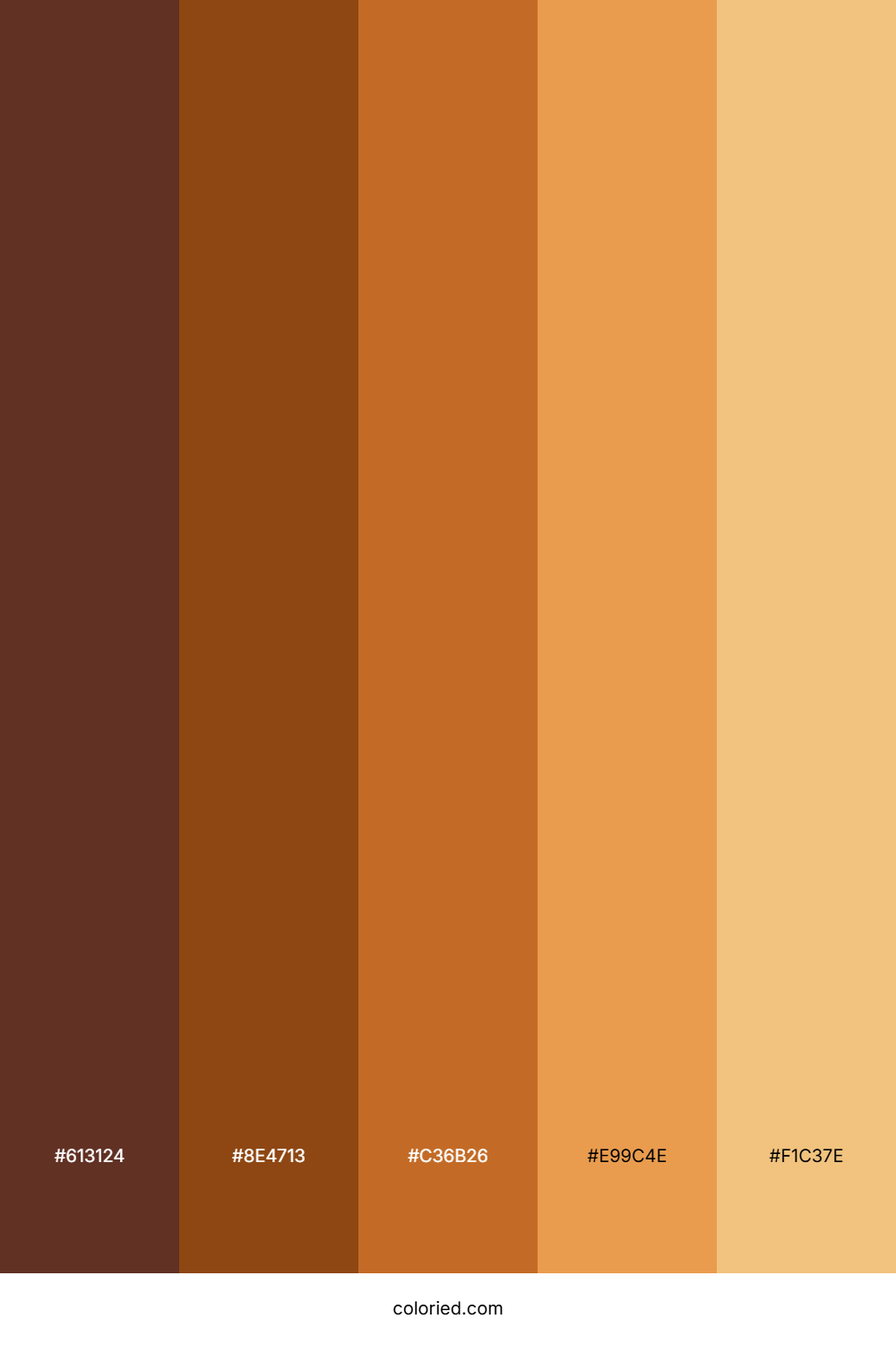 Fall Gradient Color Palette