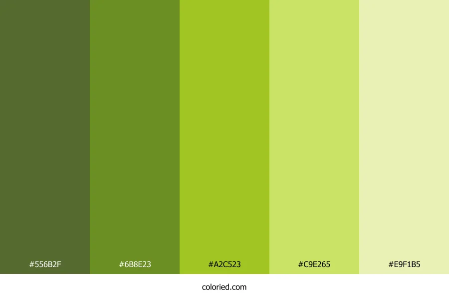 Fall Green Color Palette
