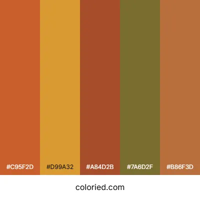 Fall Leaf Color Palette
