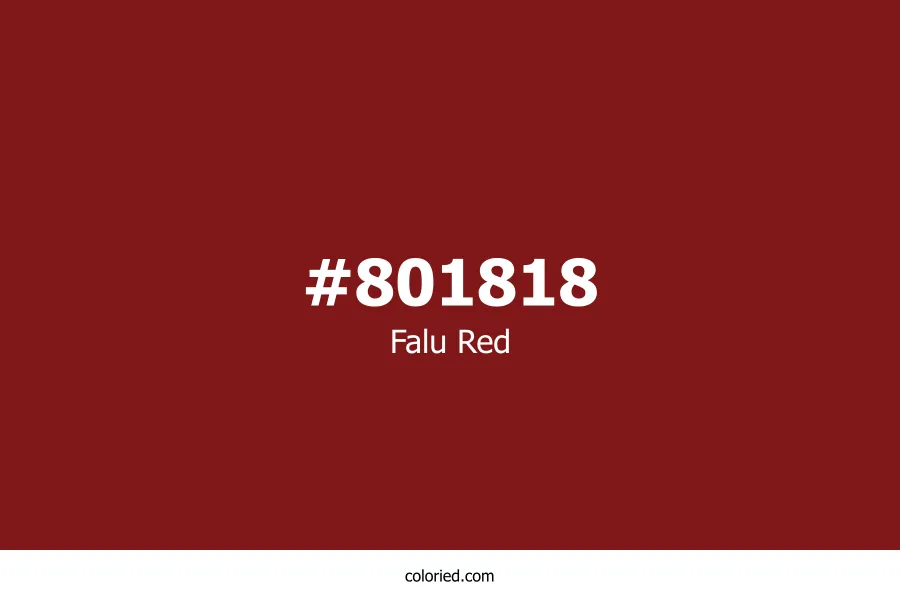 Falu Red Color