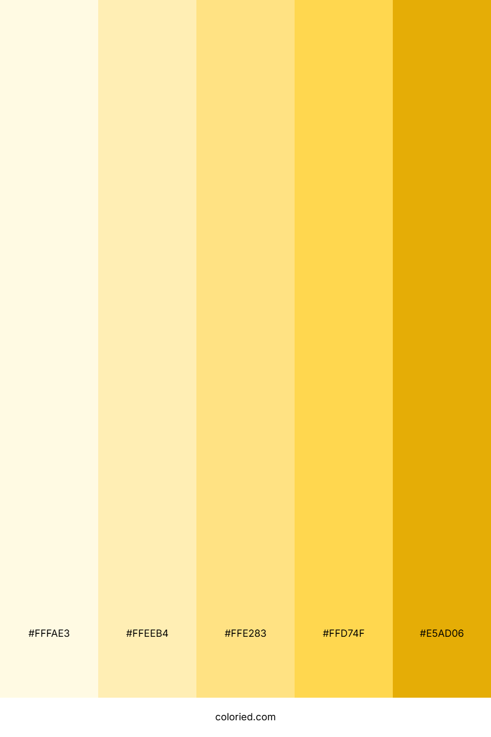Fancy Gold Color Palette