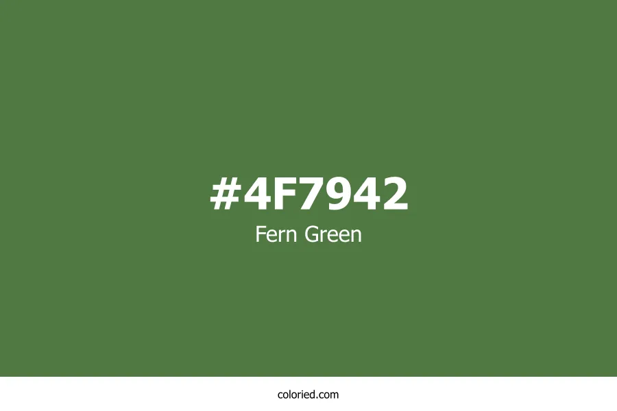 Fern Green Color