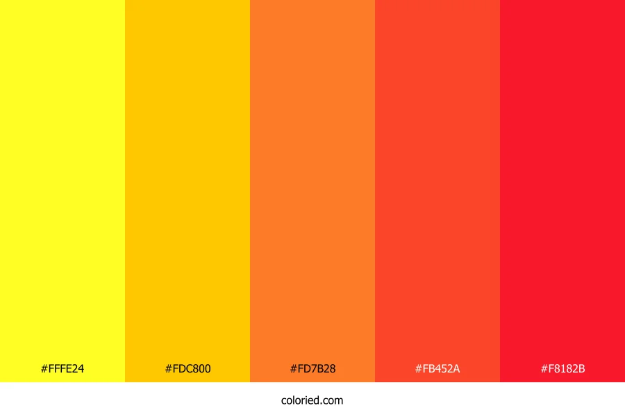 Fiery Horizon Color Palette
