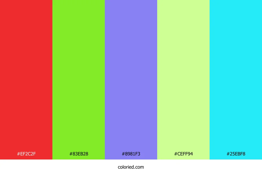 Fiery Meadow Breeze Color Palette