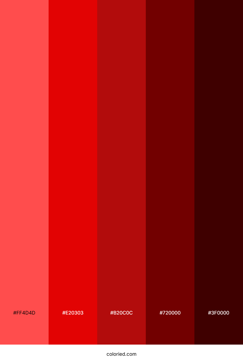 Fiery Ruby and Maroon Color Palette