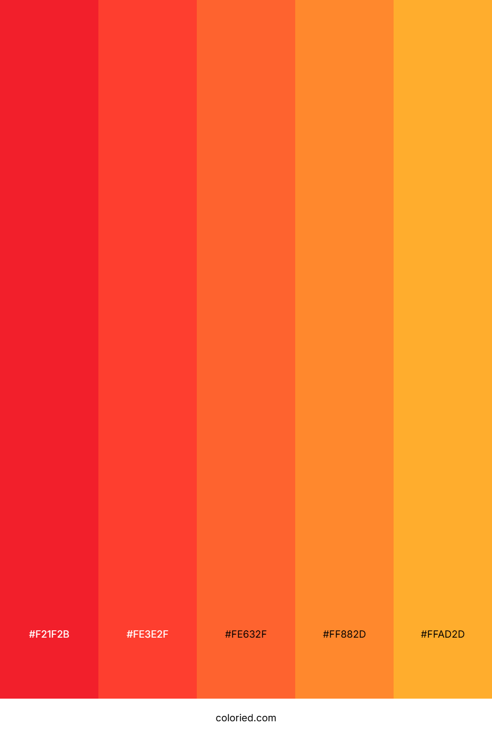 Fiery Sunset Blaze Color Palette