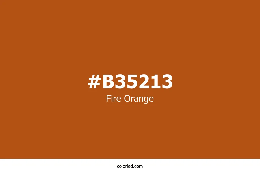 Fire Orange Color