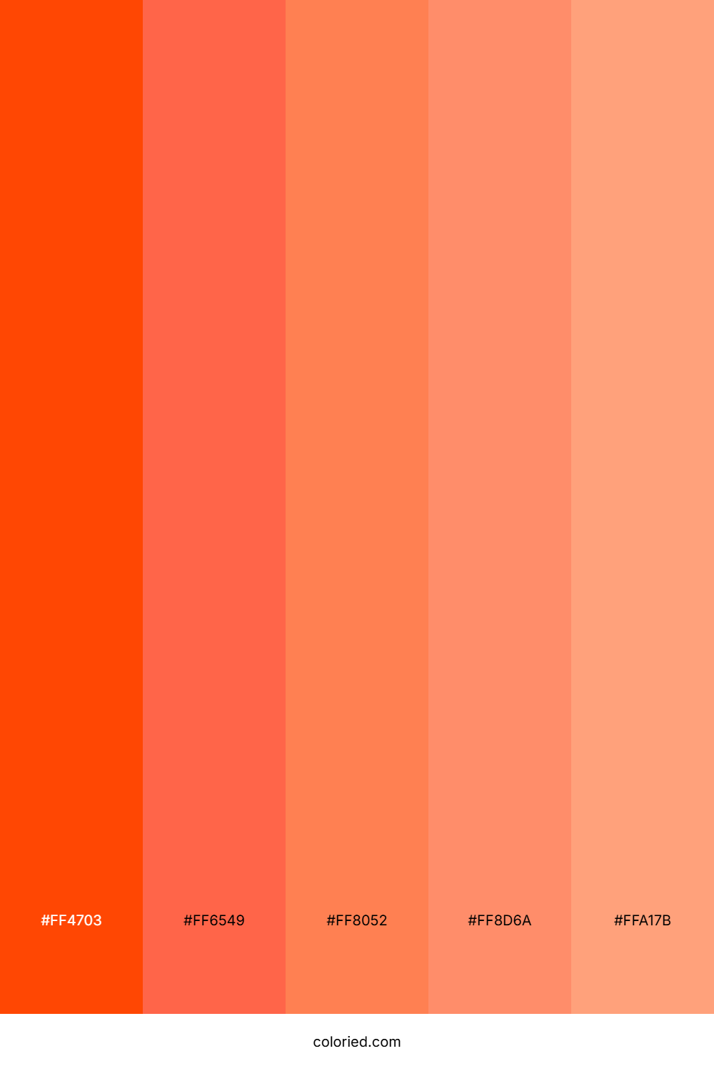 Fire Red Color Palette