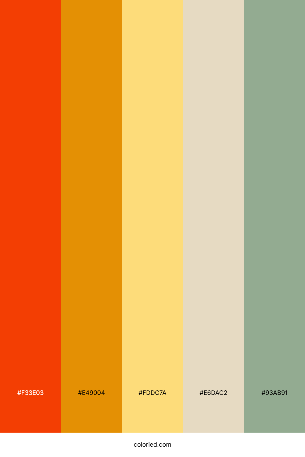 Firelight Gold Dawn Color Palette