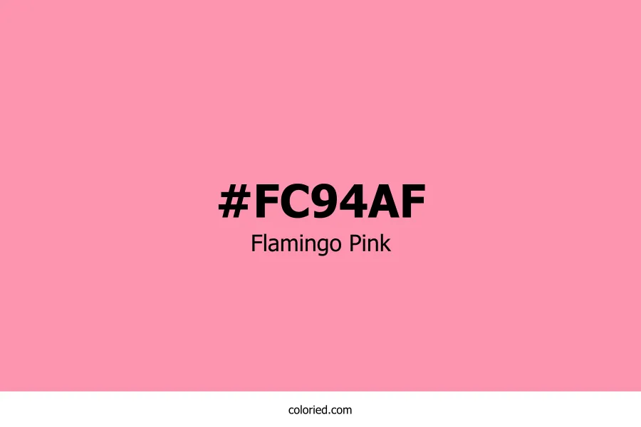 Flamingo Pink Color Hex Code