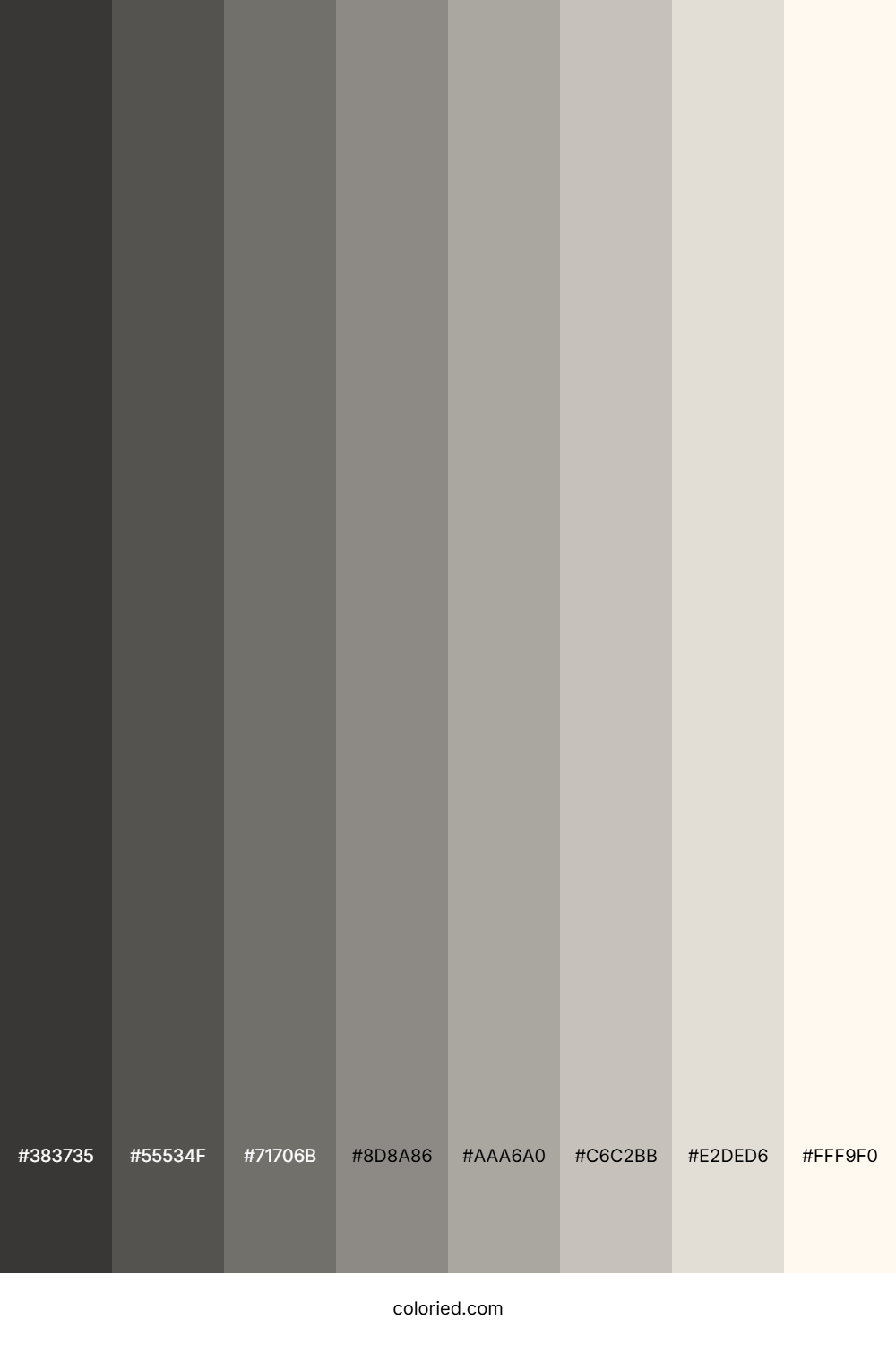 Floral White Color Shades