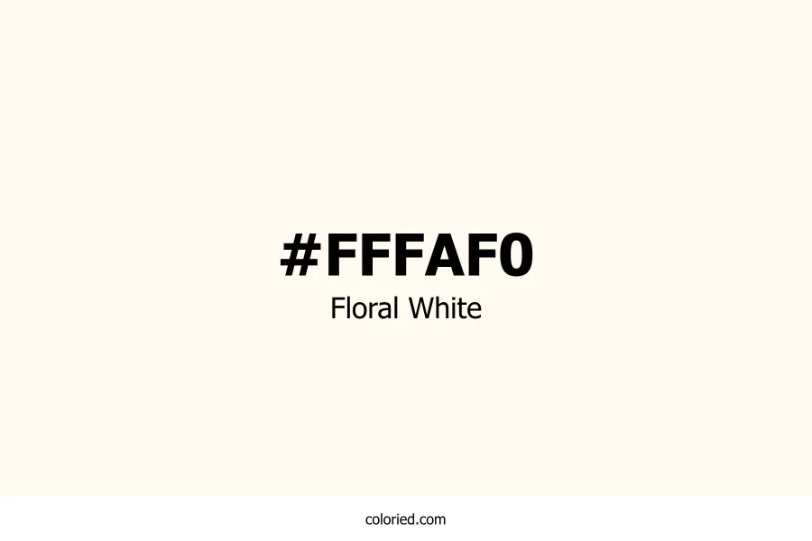 Floral White Color