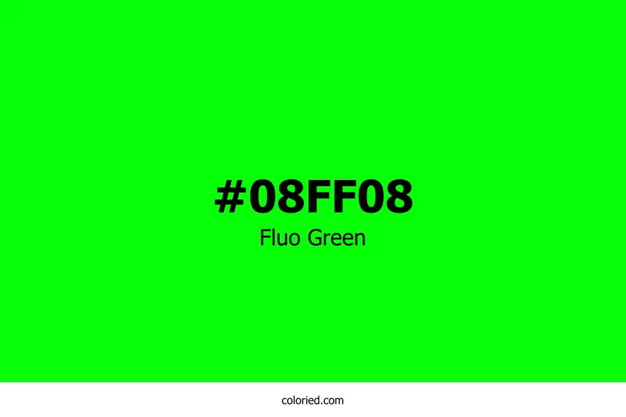 Fluo Green Color