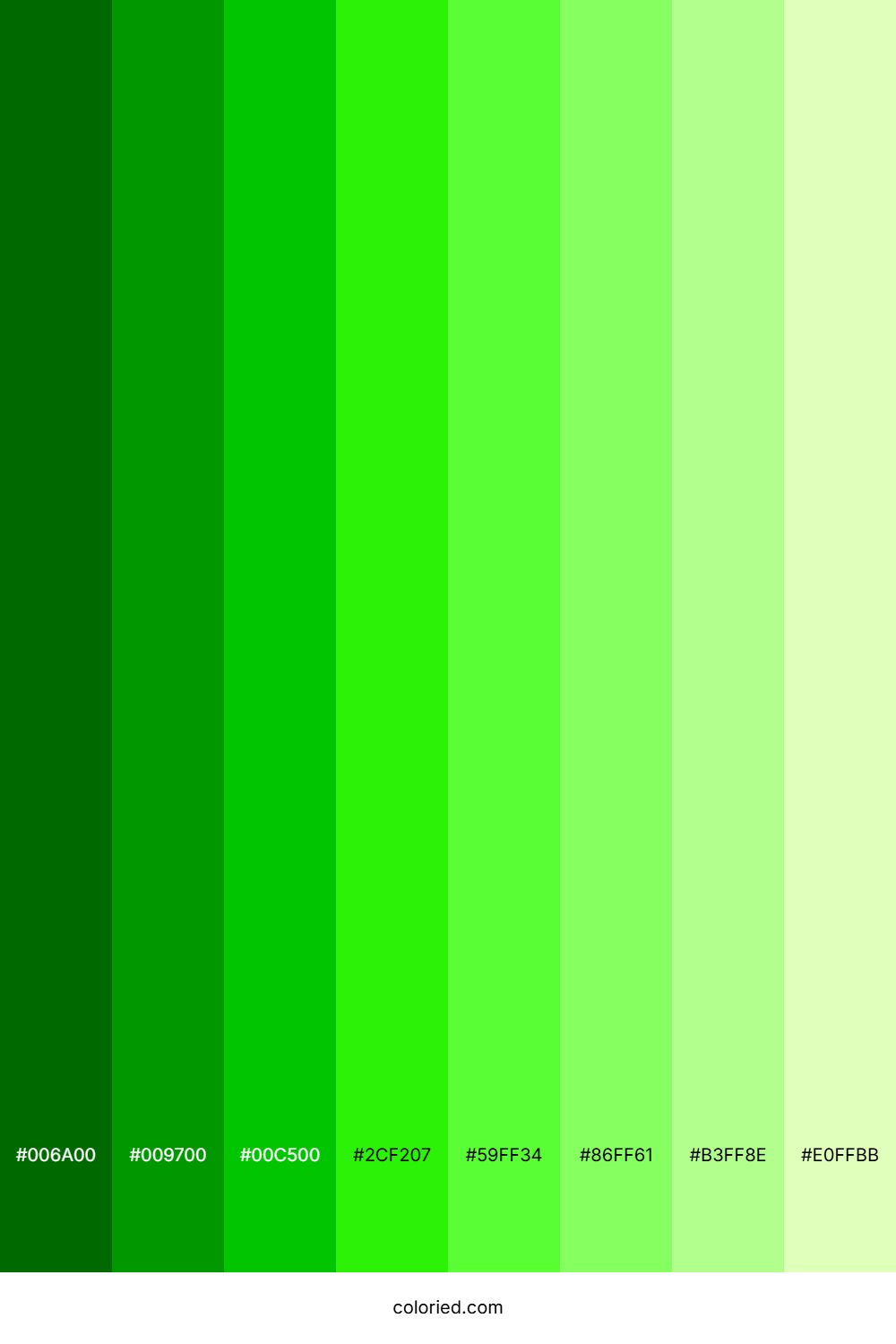 Fluorescent Green Shades