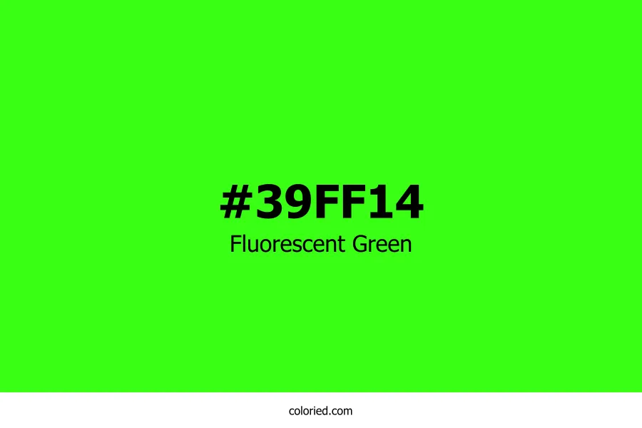 Fluorescent Green Color