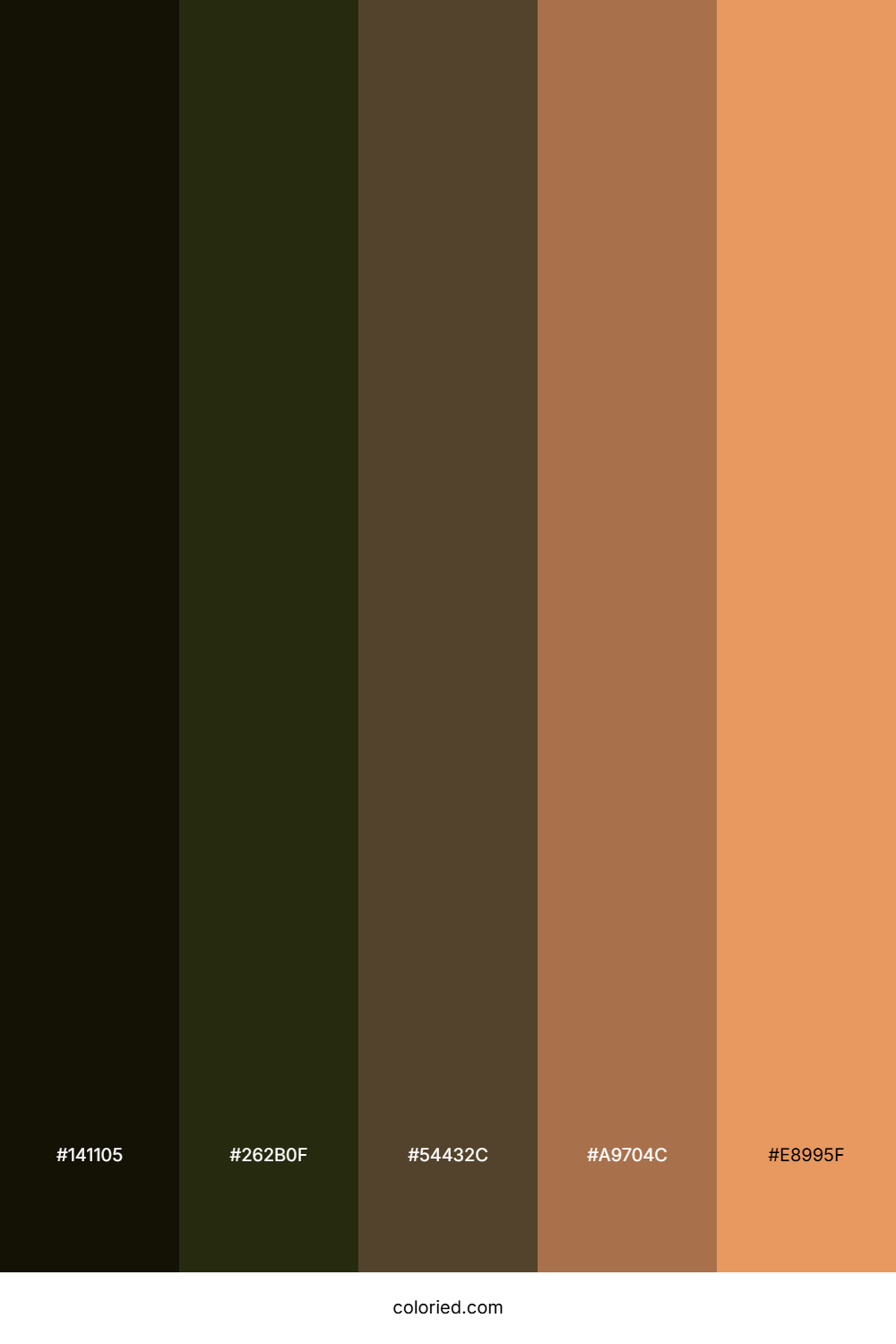 Forest Amber Dawn Color Palette