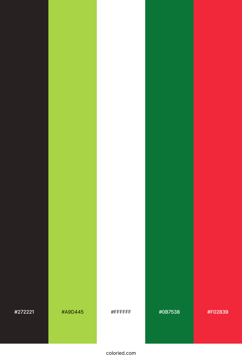 Forest and Crimson Color Palette