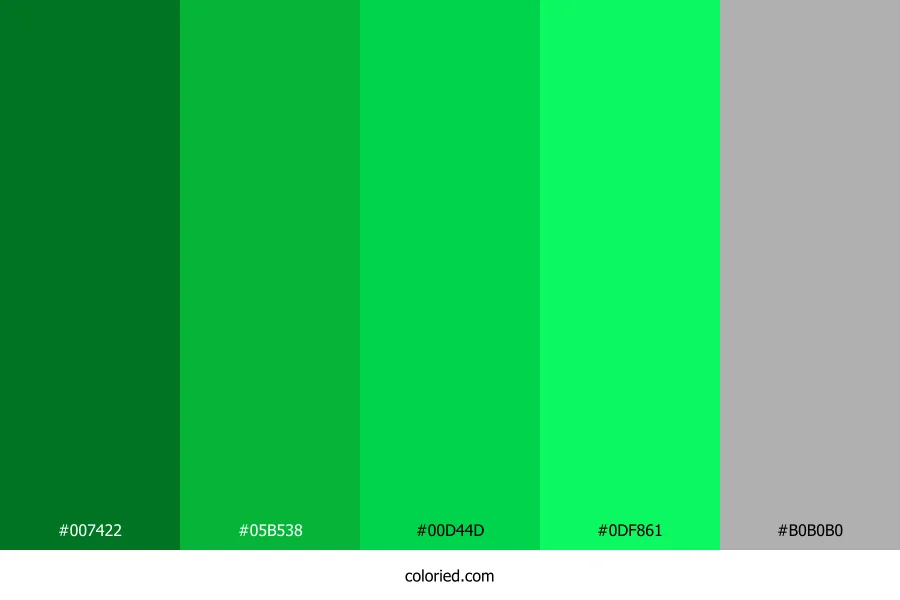 Forest and Lime Color Palette