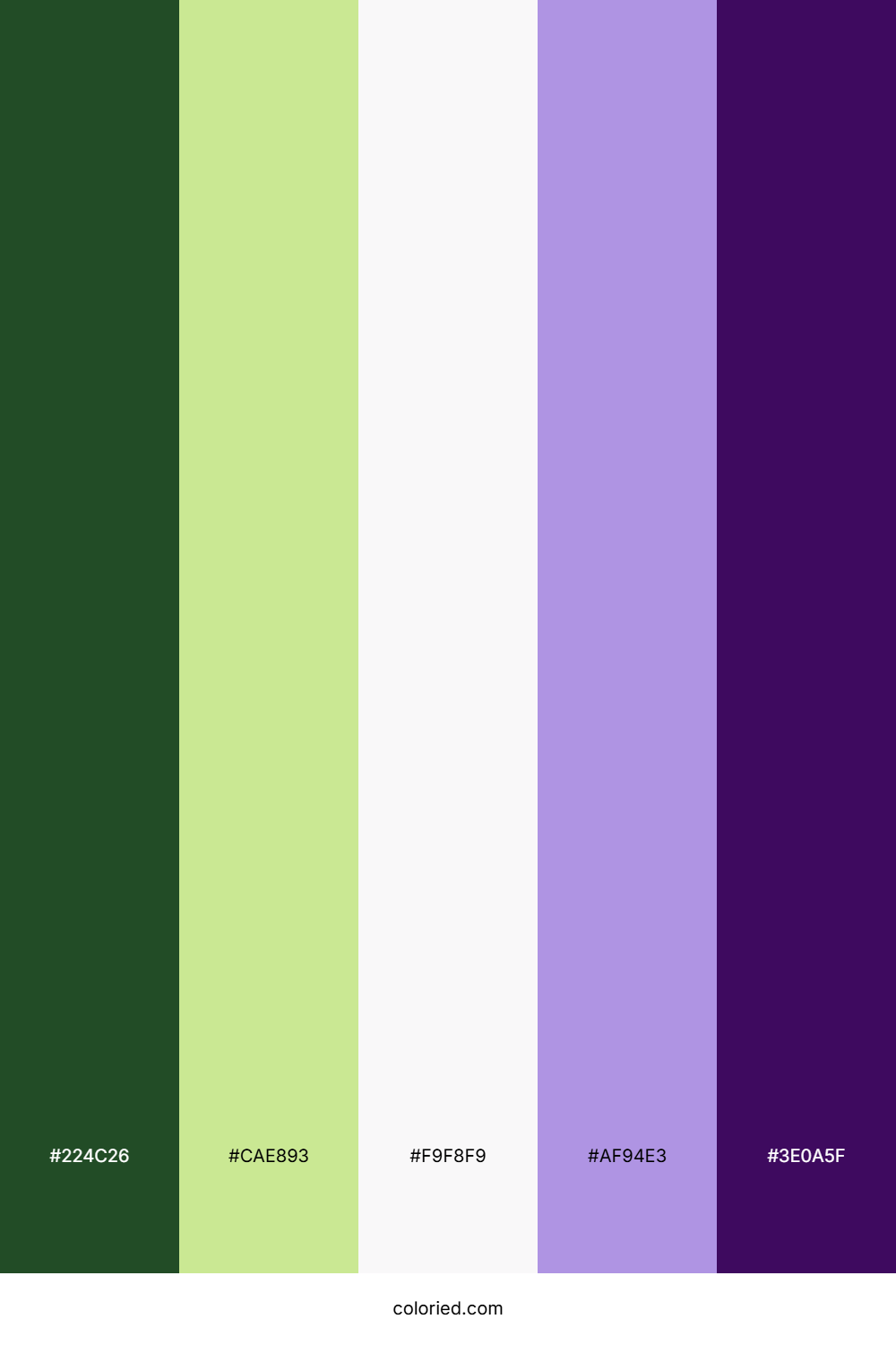 Forest Lilac Dream Color Palette