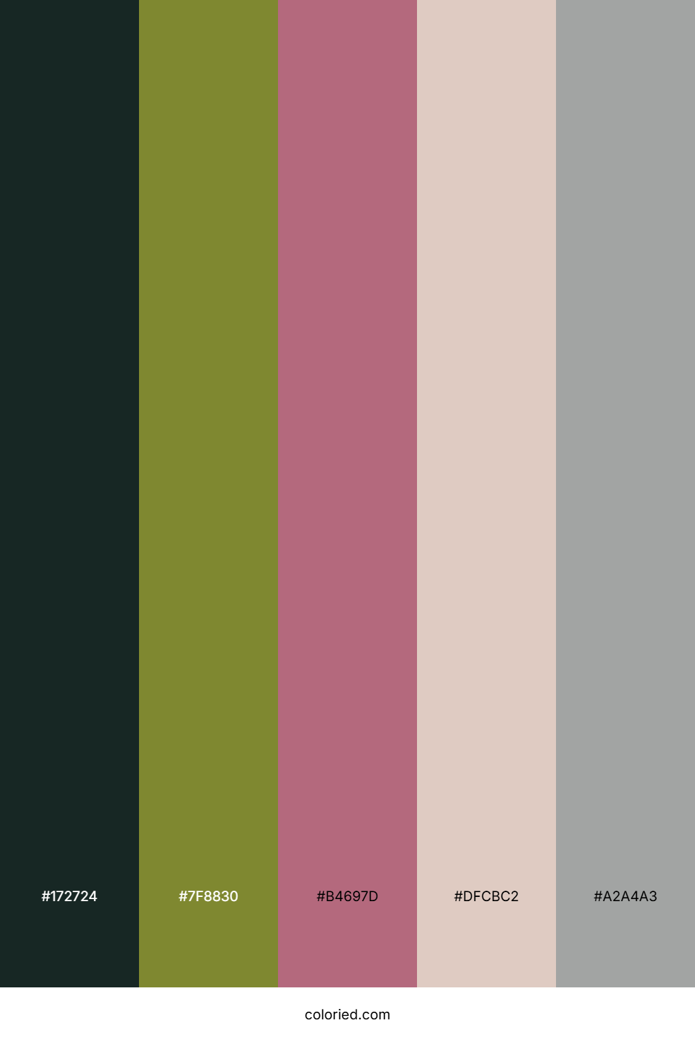 Forest Moss Blush Palette