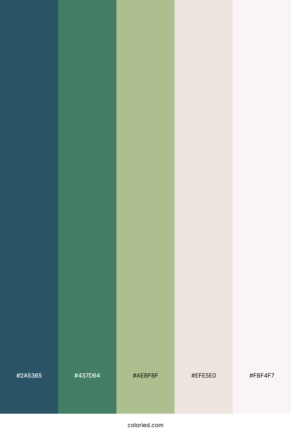 Forest Moss Cloud Color Palette