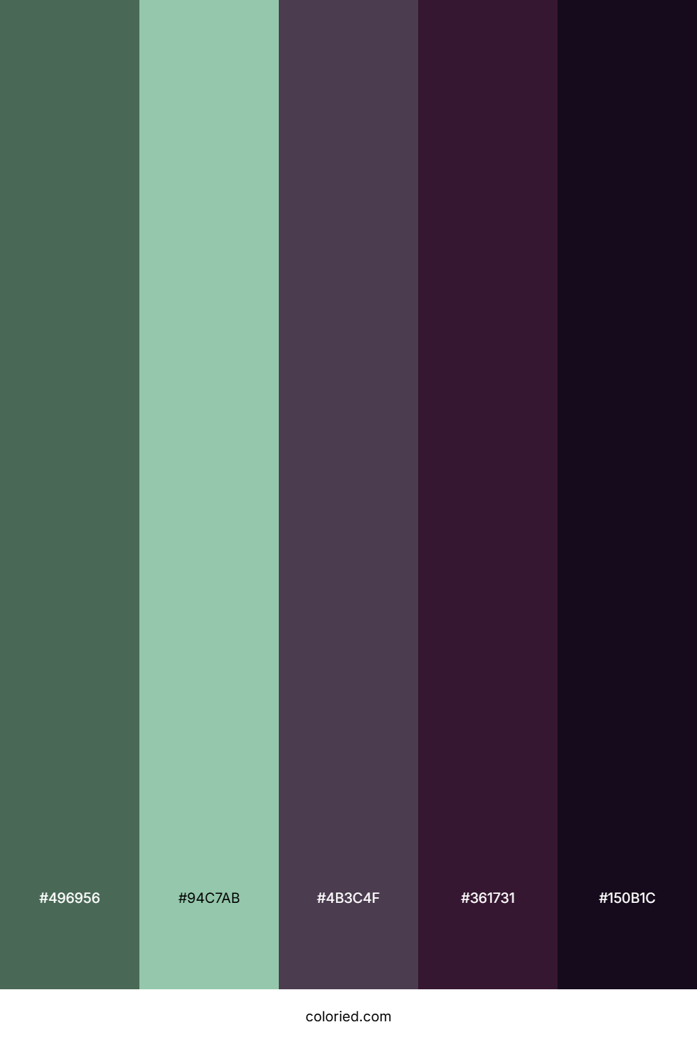 Forest Twilight Whisper Color Palette
