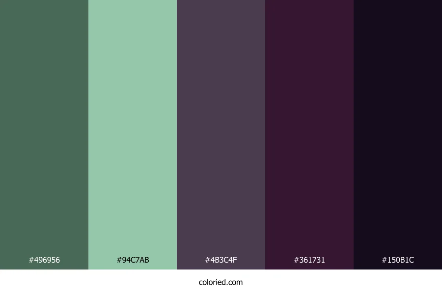 Forest Twilight Whisper Color Palette