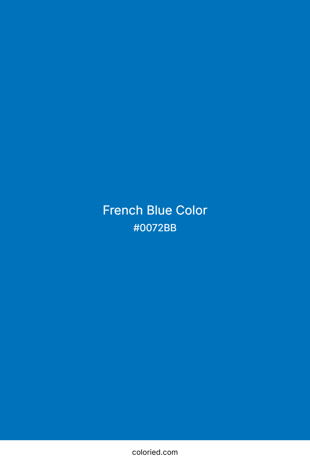 French Blue Color
