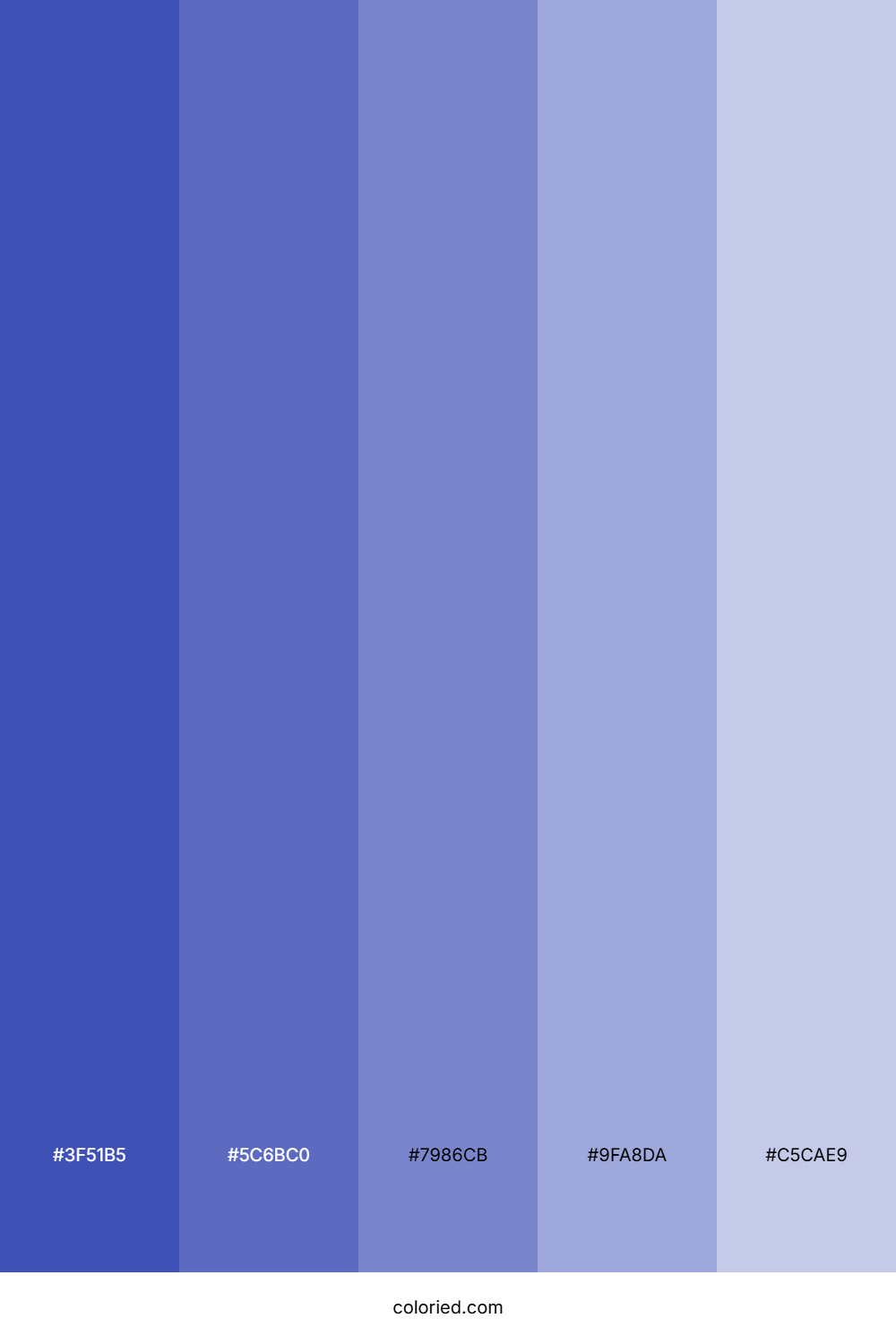 French Blues Color Palette