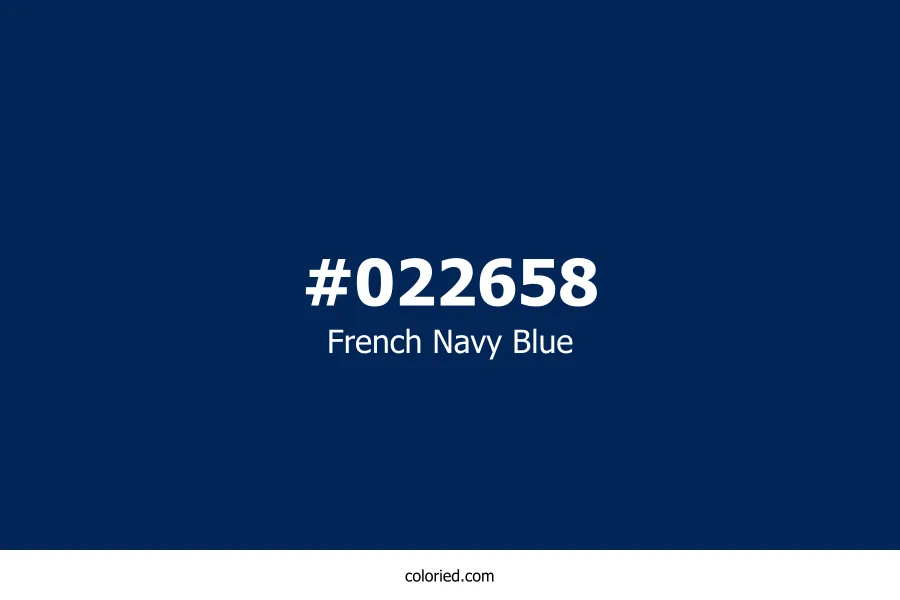 French Navy Blue Color