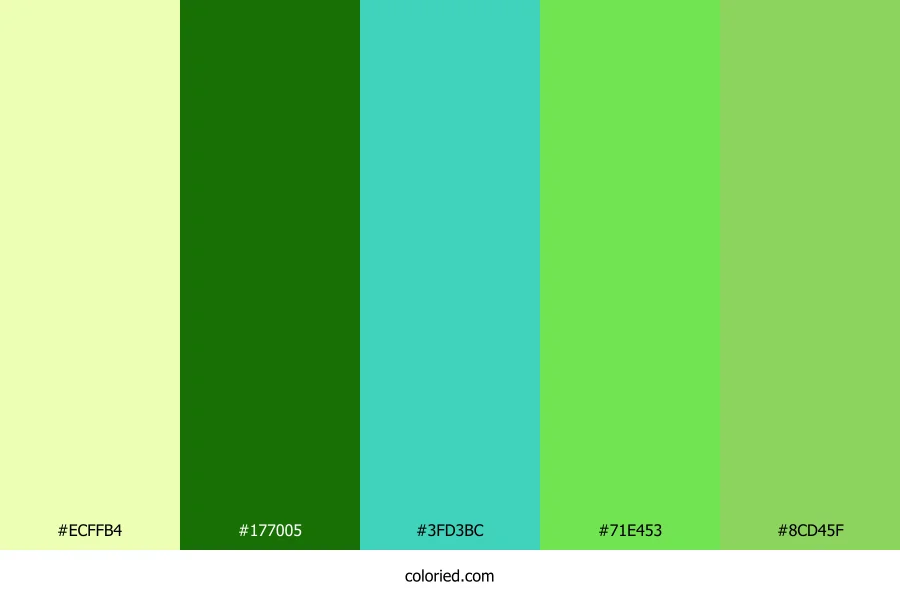 Fresh Garden Delight Color Palette