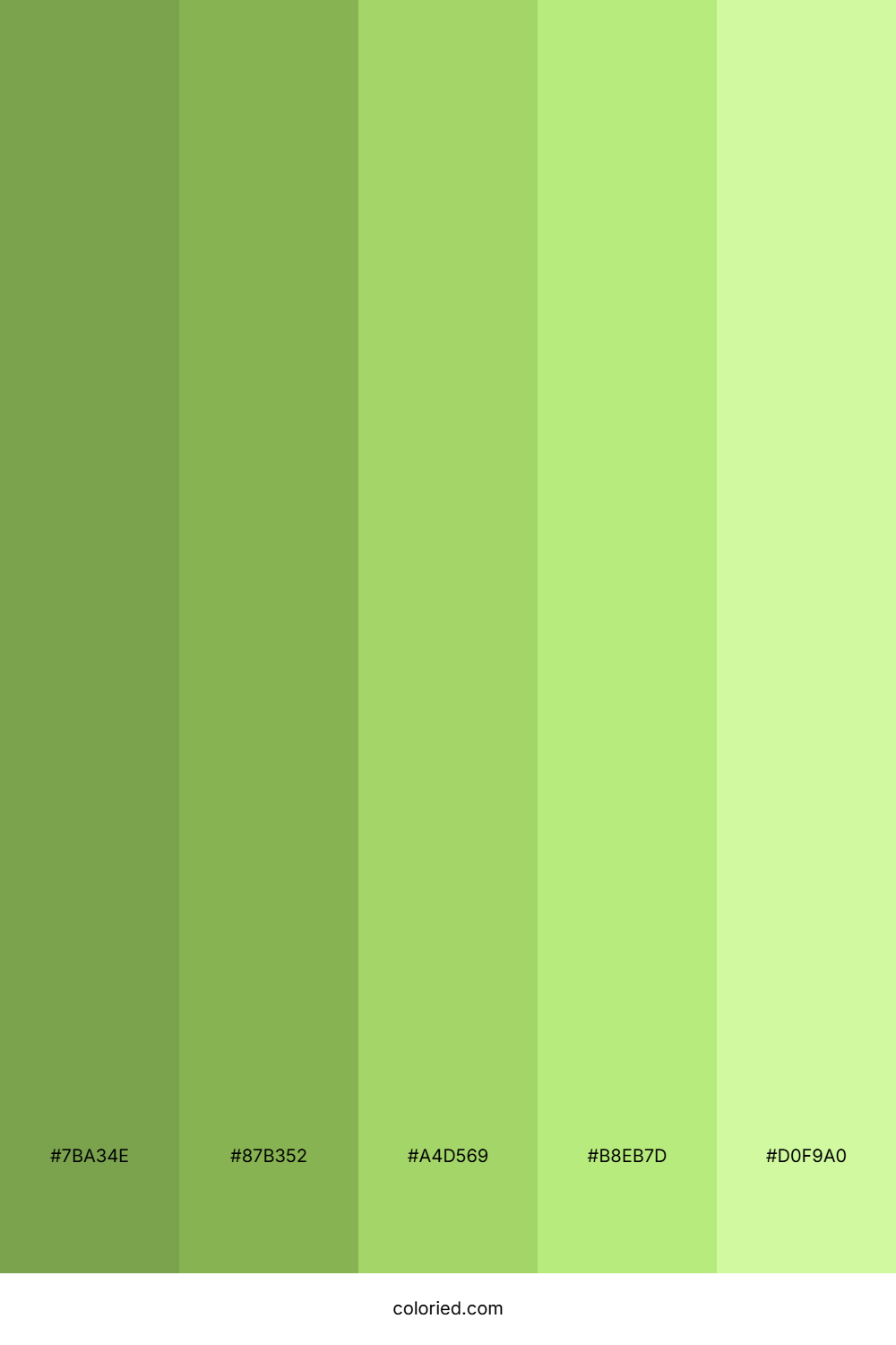 Fresh Spring Greens Color Palette