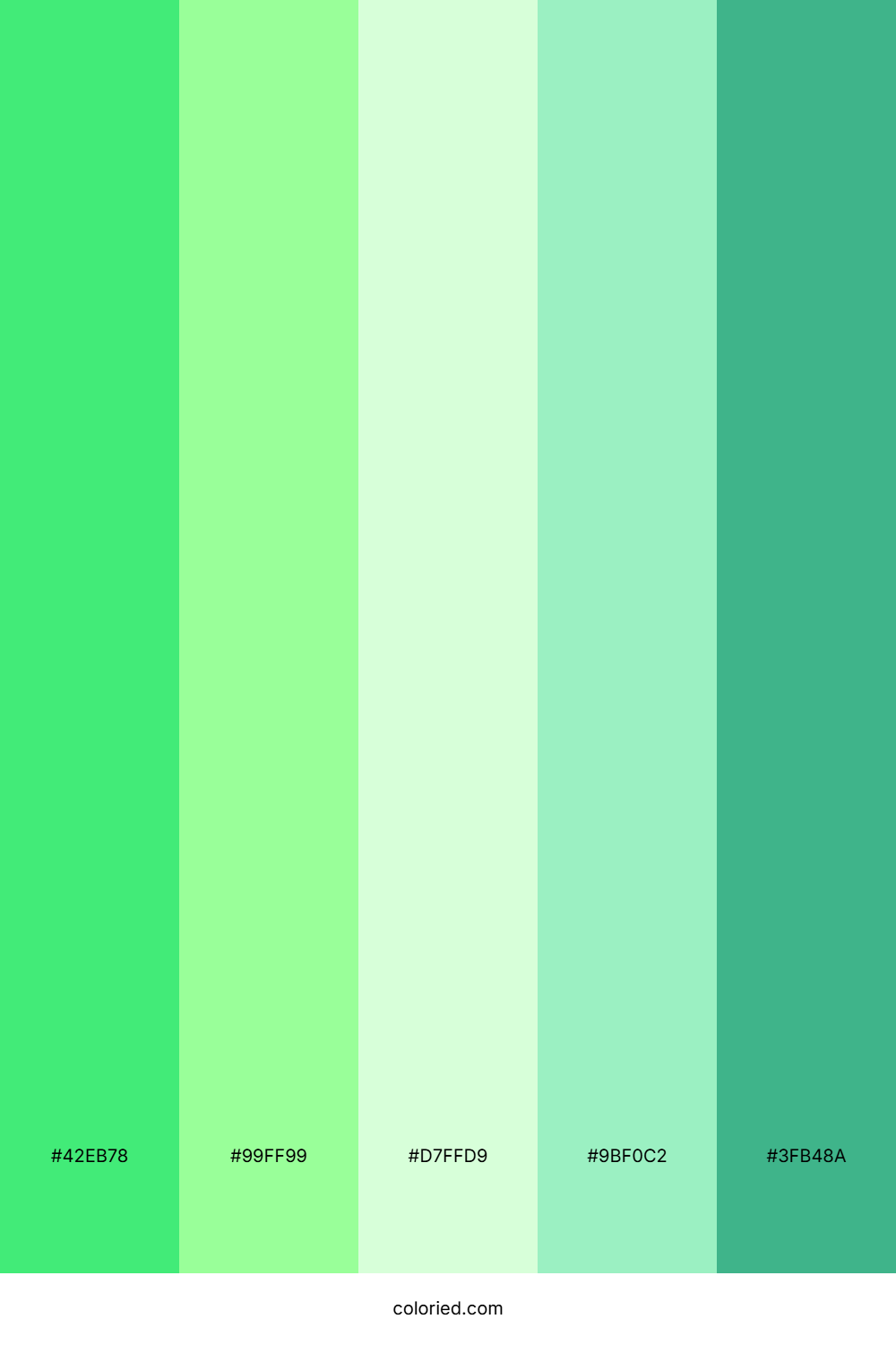 Fresh Spring Mint Palette