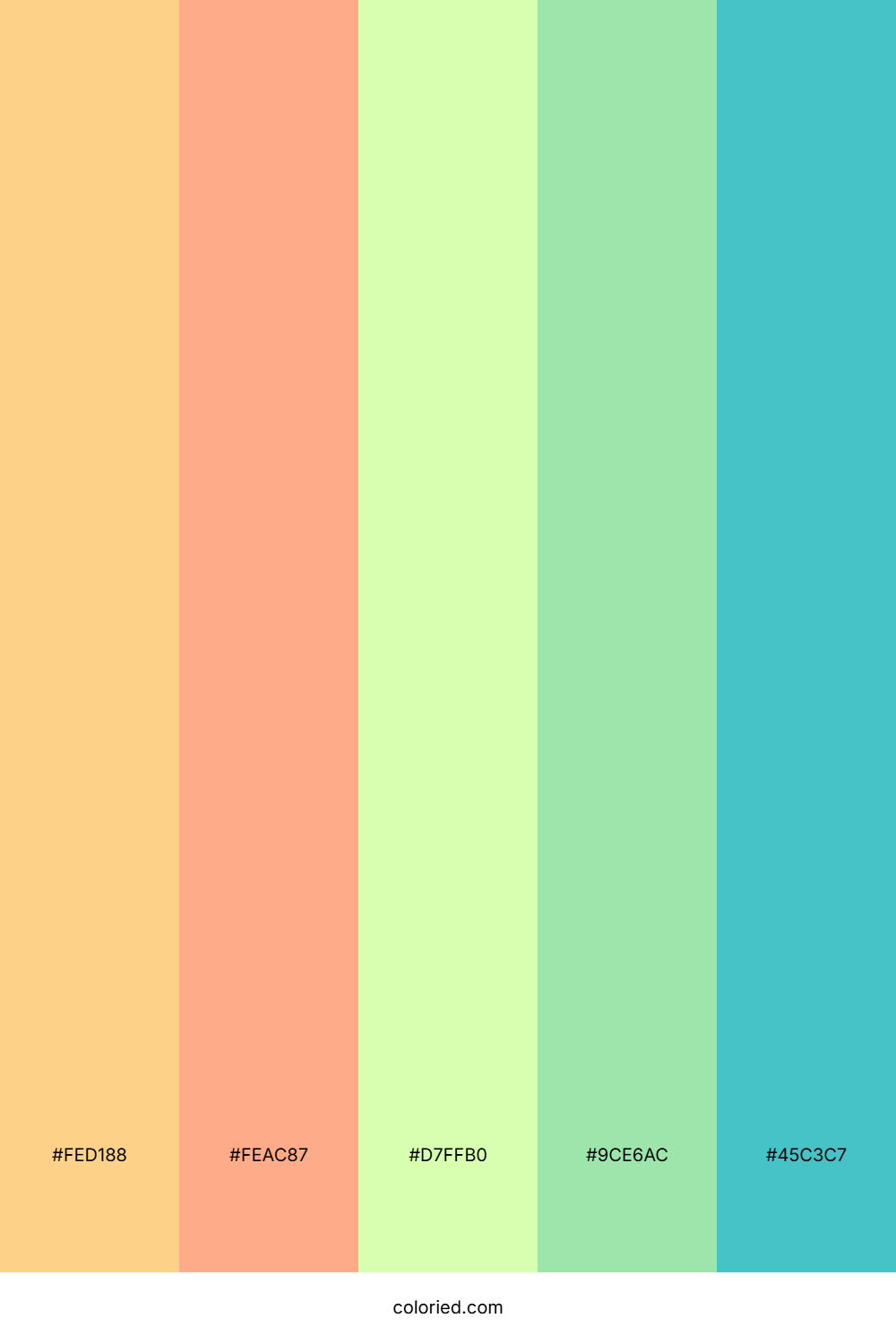 Fresh Spring Pastels Color Palette
