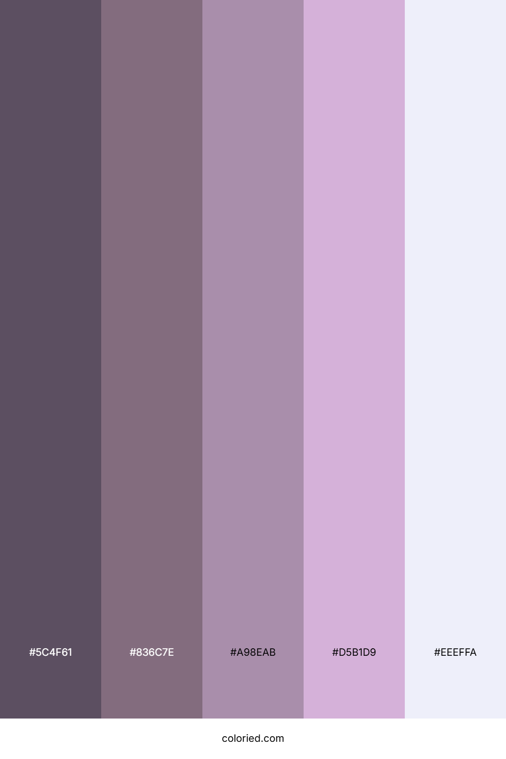 Frosted Amethyst Dawn Color Palette