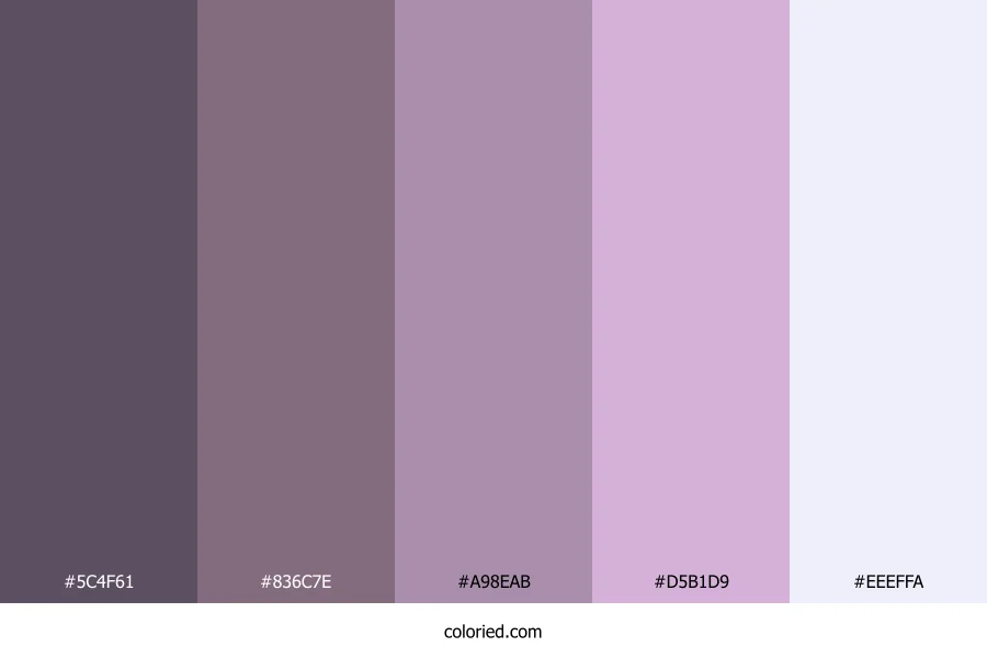 Frosted Amethyst Dawn Color Palette