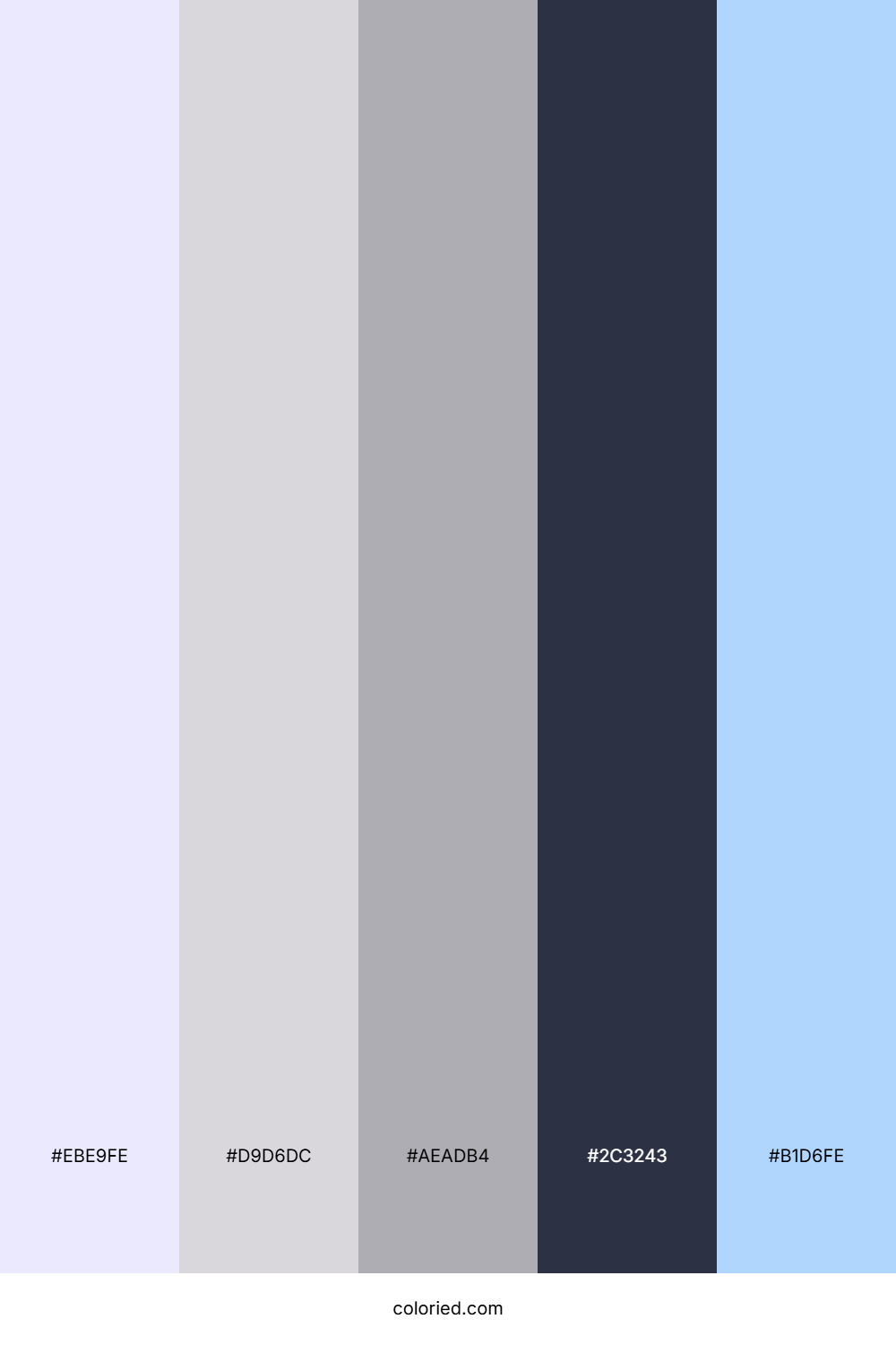 Frosted Lilac Horizon Palette