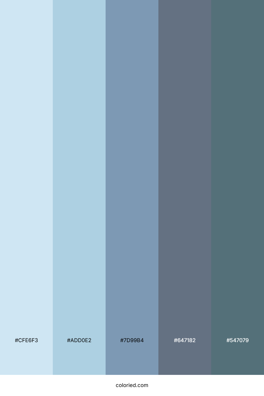 Frosted Ocean Drift Palette