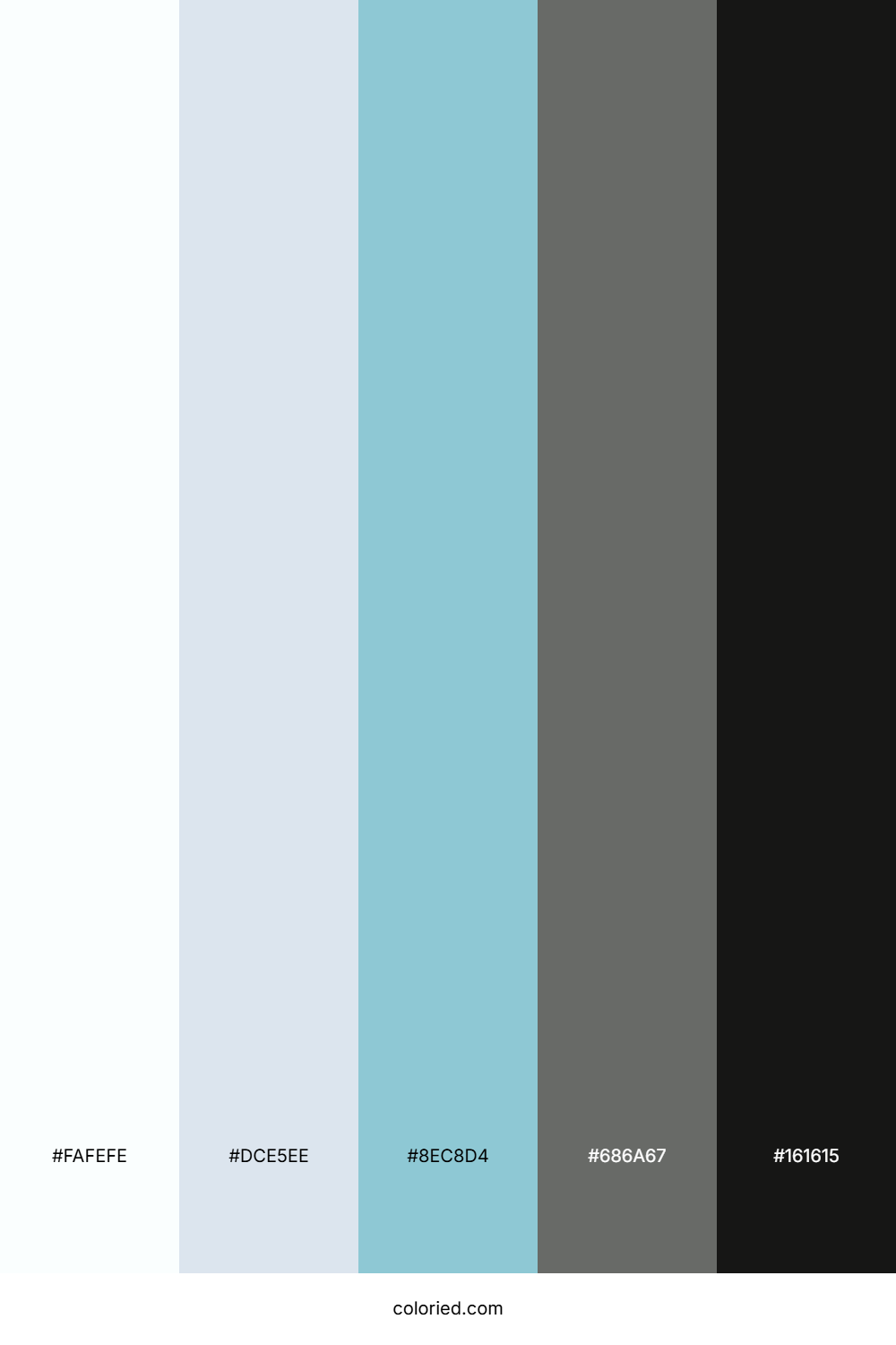 Frosted Ocean Mist Color Palette