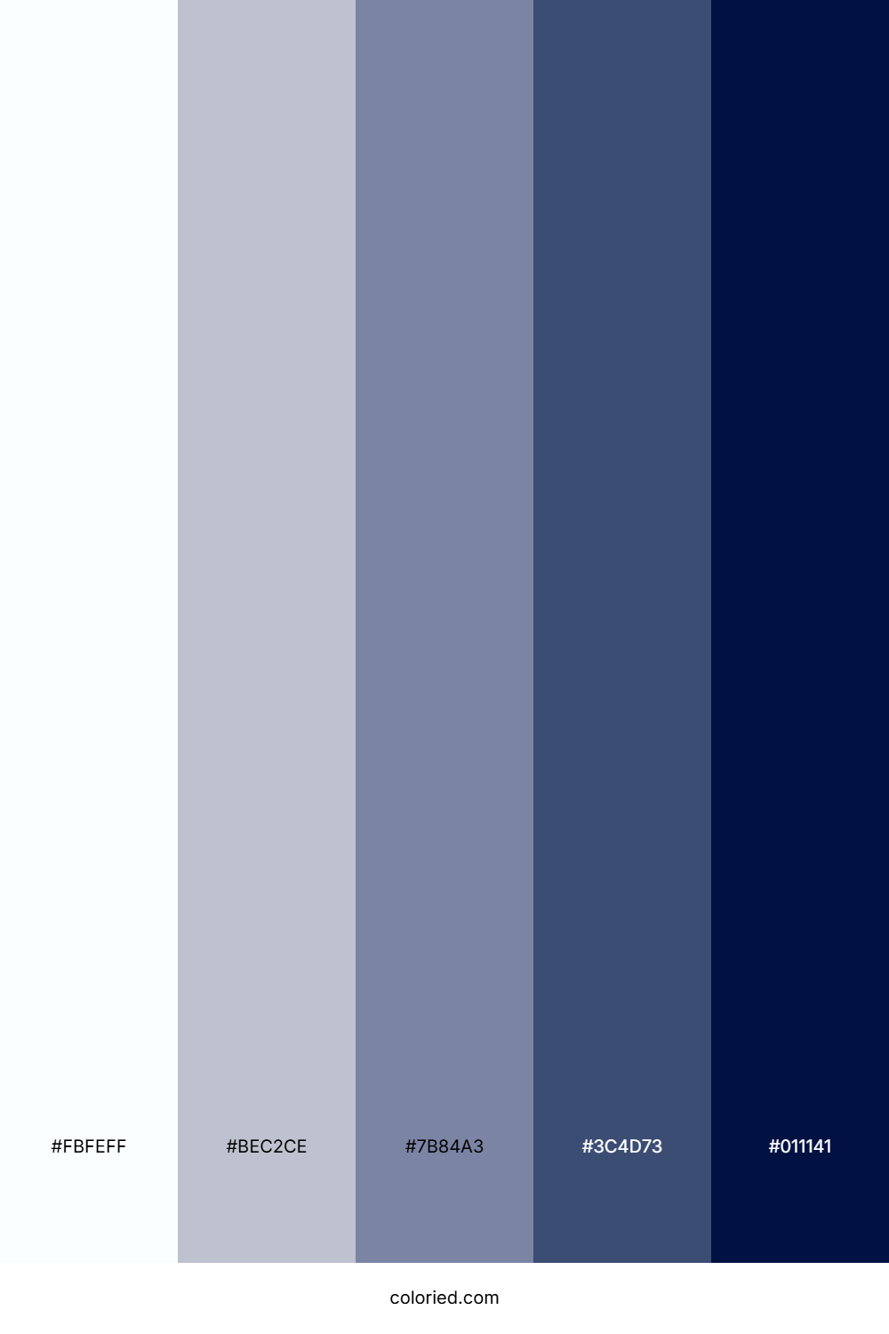 Frosted Slate Twilight Palette