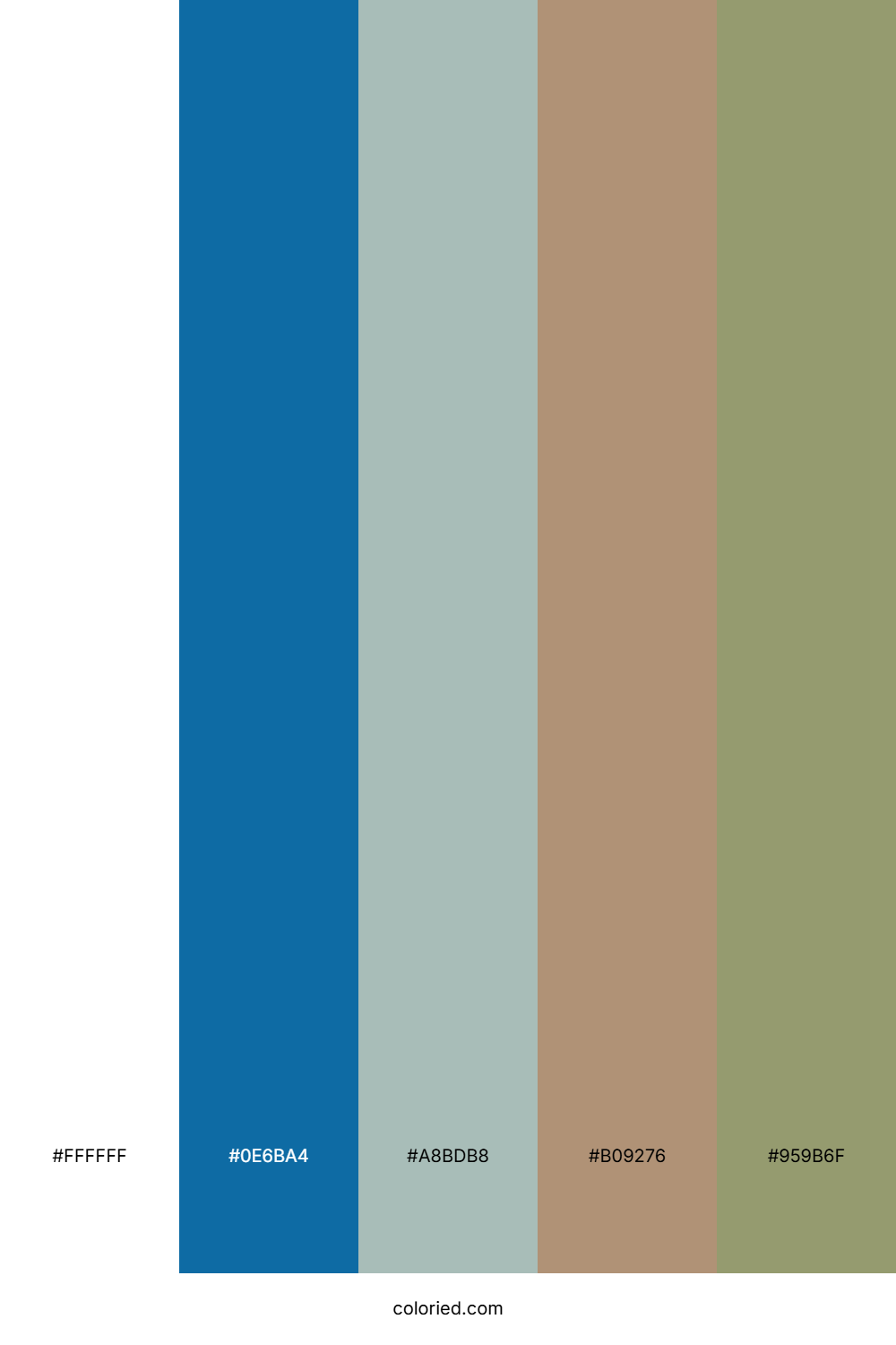Frosted Teal Horizon Palette