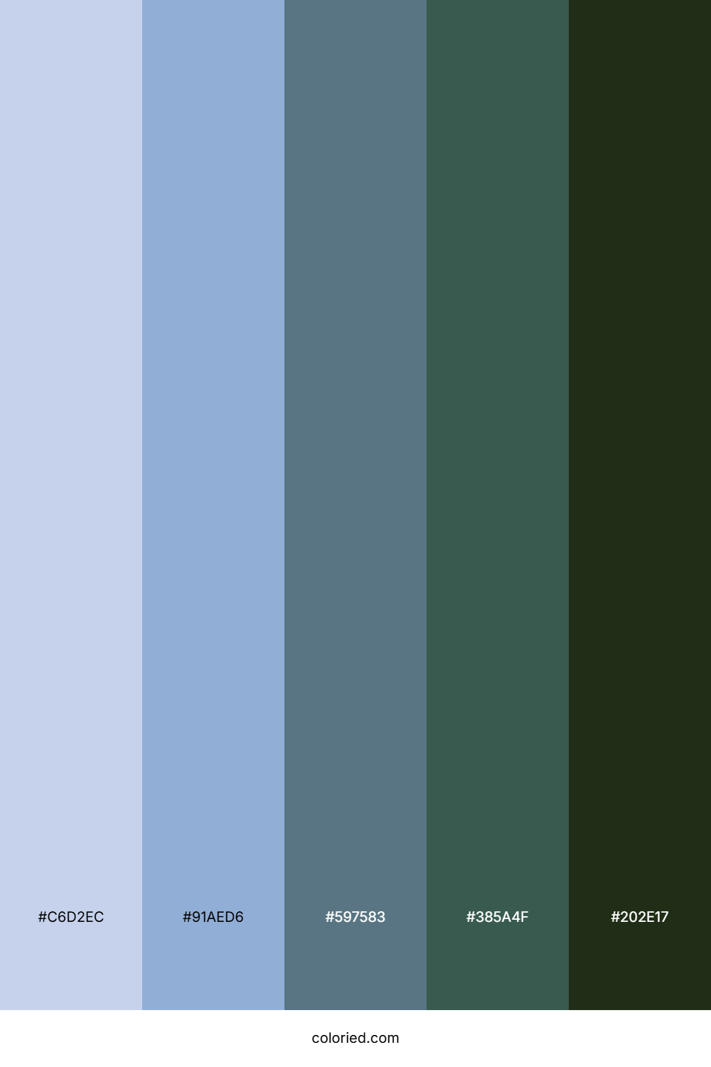 Frosted Twilight Sky Palette