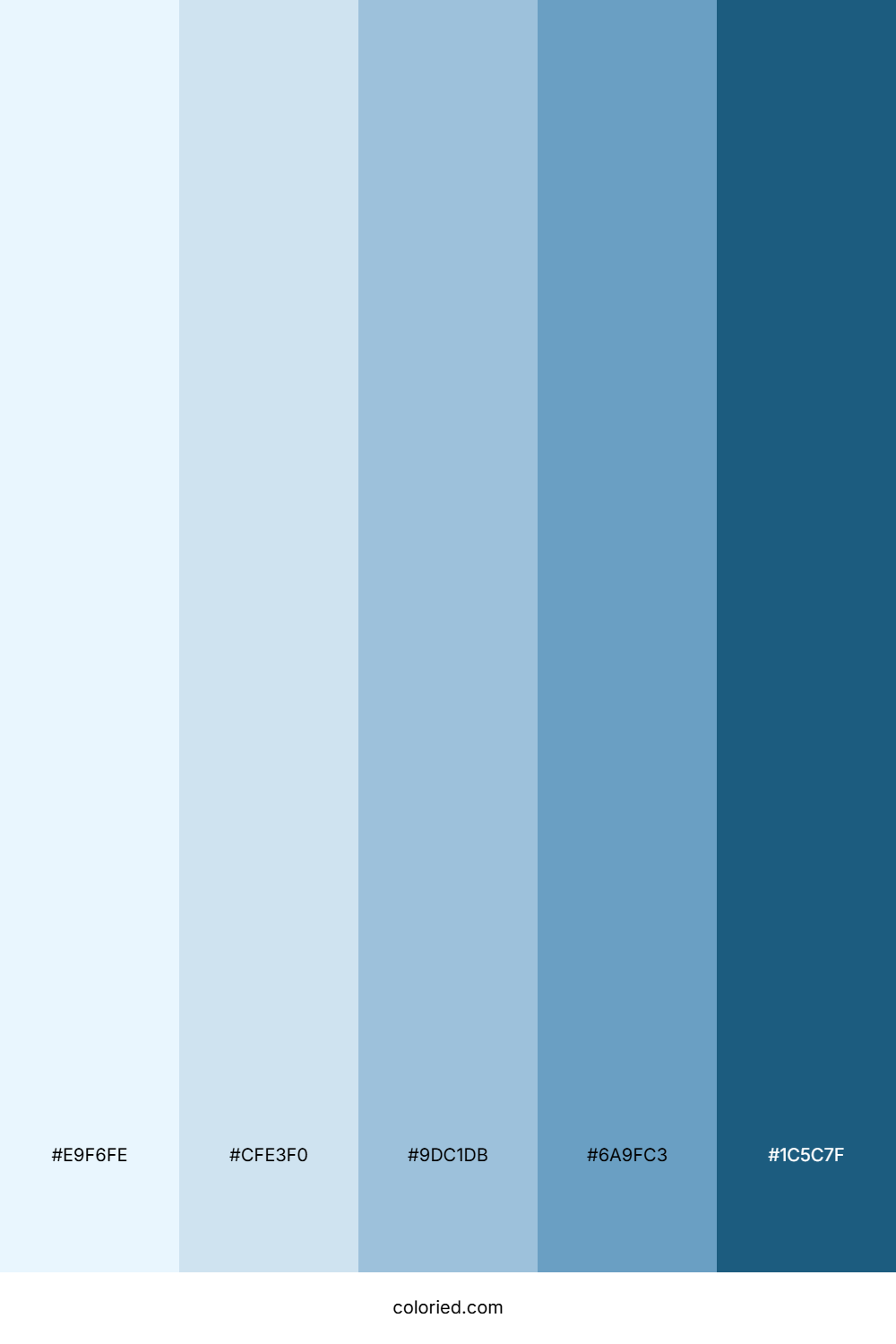 Frozen Lagoon Horizon Color Palette