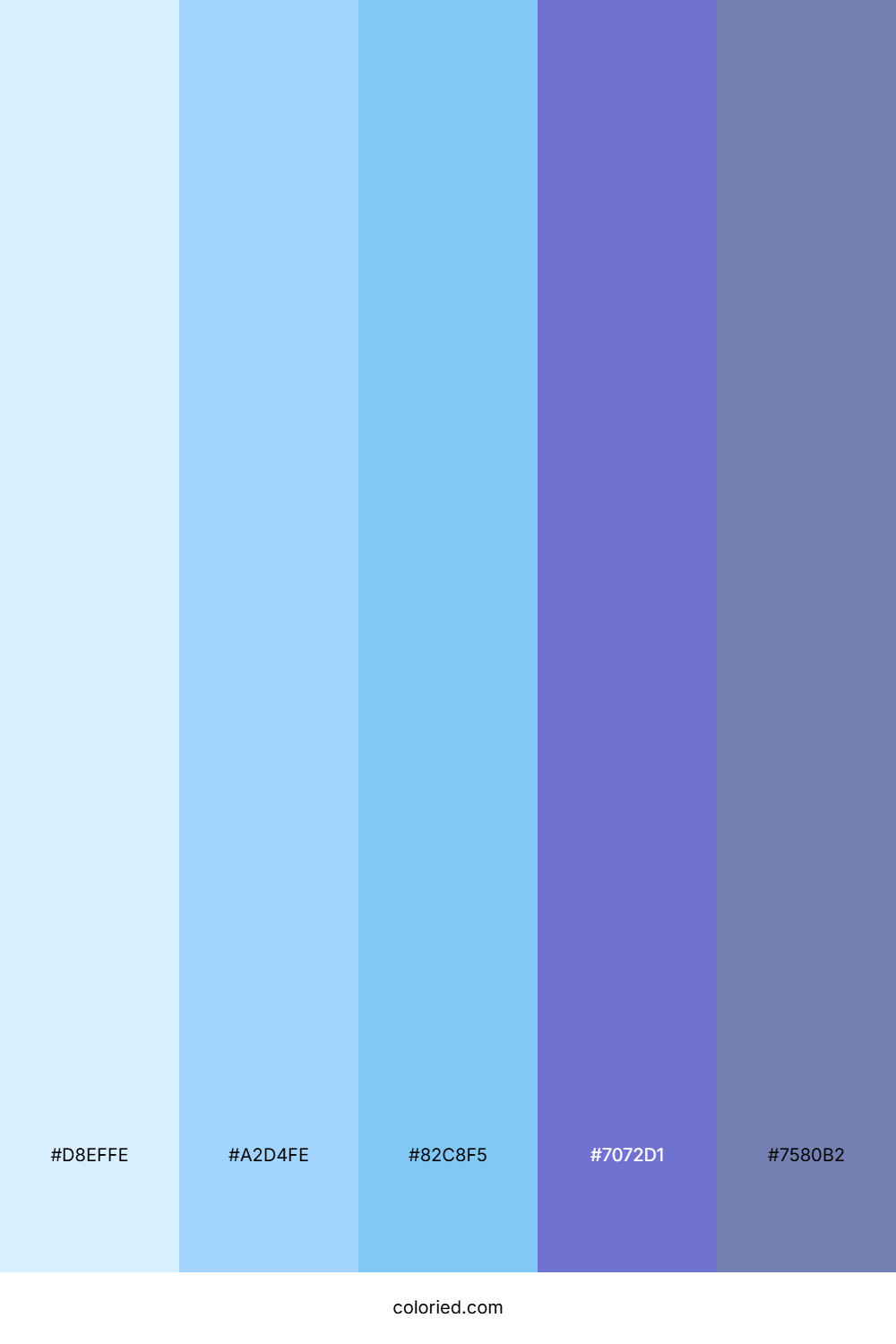 Frozen Lake Horizon Color Palette