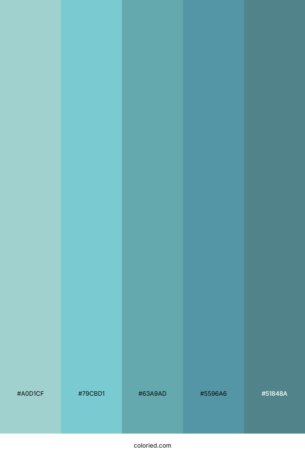 Frozen Teal Horizon Palette