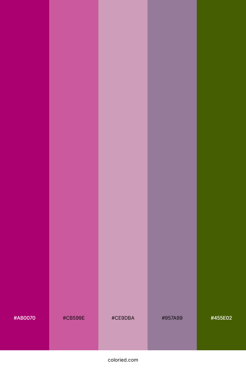 Fuchsia Berry Bloom Color Palette