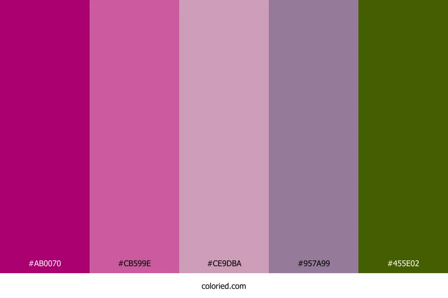 Fuchsia Berry Bloom Color Palette