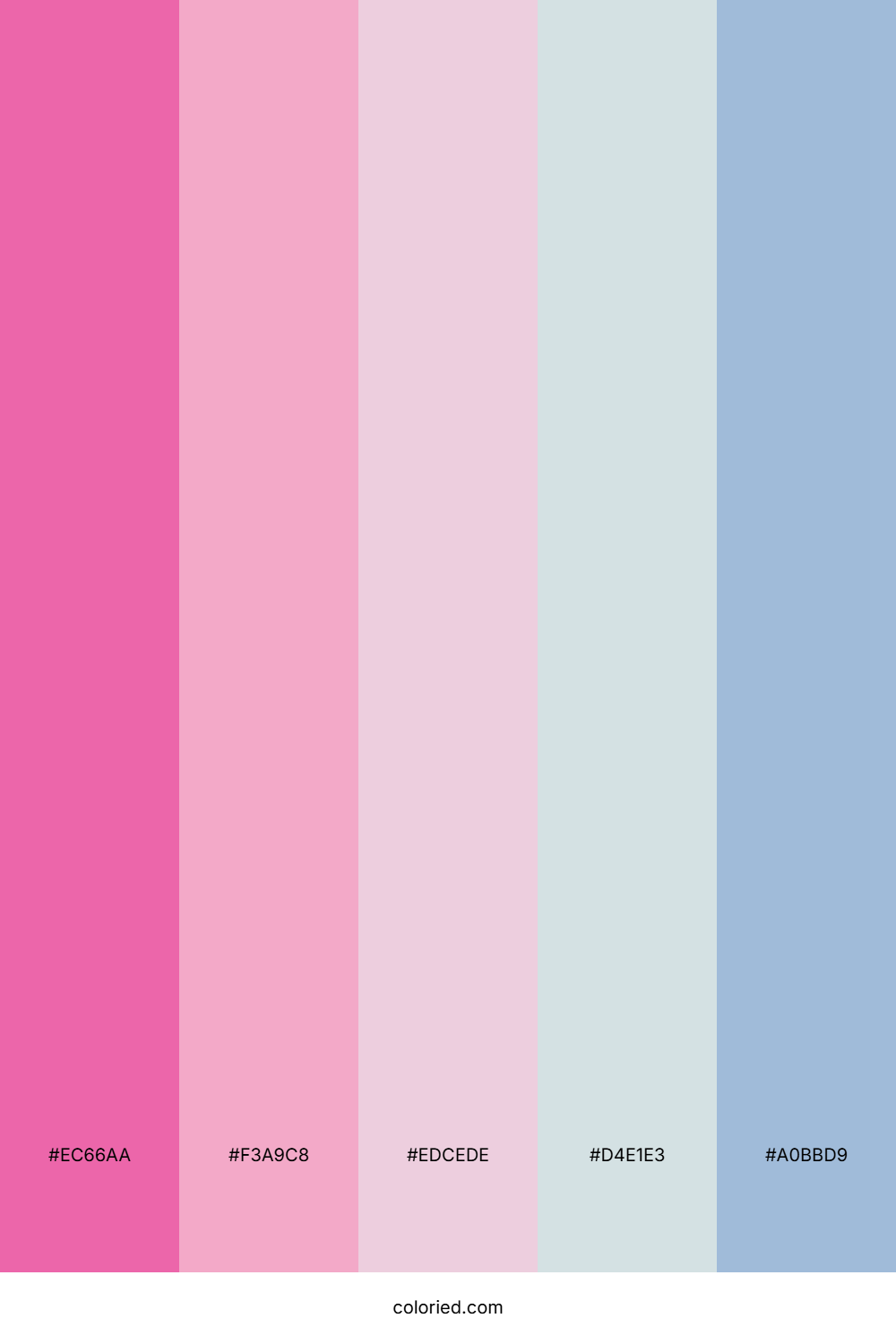 Fuchsia Cloud Breeze Color Palette